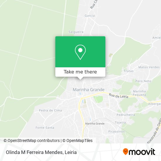 Olinda M Ferreira Mendes mapa