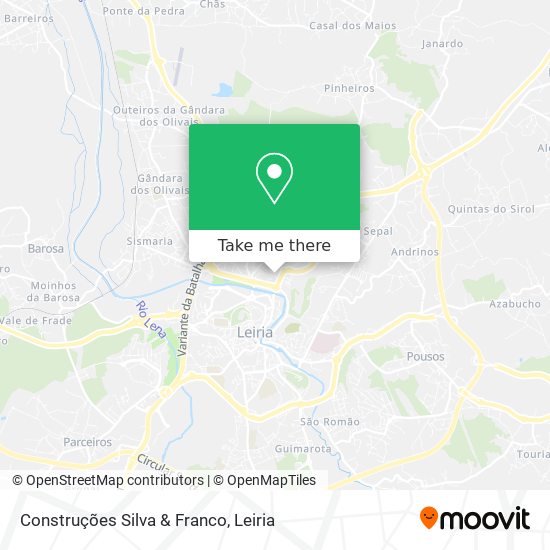 Construções Silva & Franco mapa