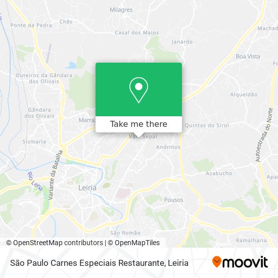 São Paulo Carnes Especiais Restaurante map