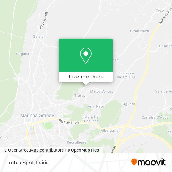 Trutas Spot mapa