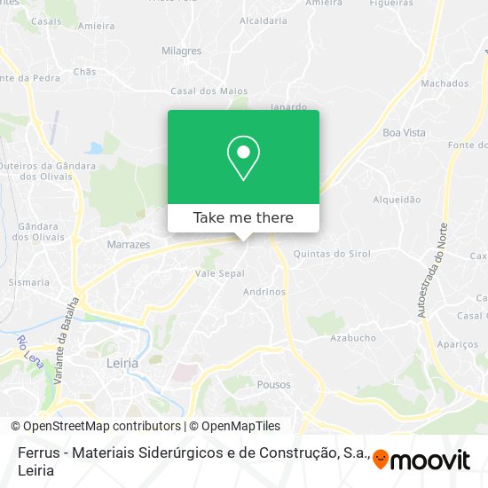 Ferrus - Materiais Siderúrgicos e de Construção, S.a. mapa