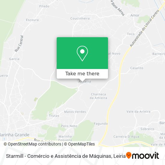 Starmill - Comércio e Assistência de Máquinas map