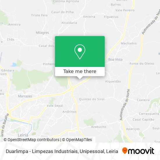 Duarlimpa - Limpezas Industriais, Unipessoal mapa