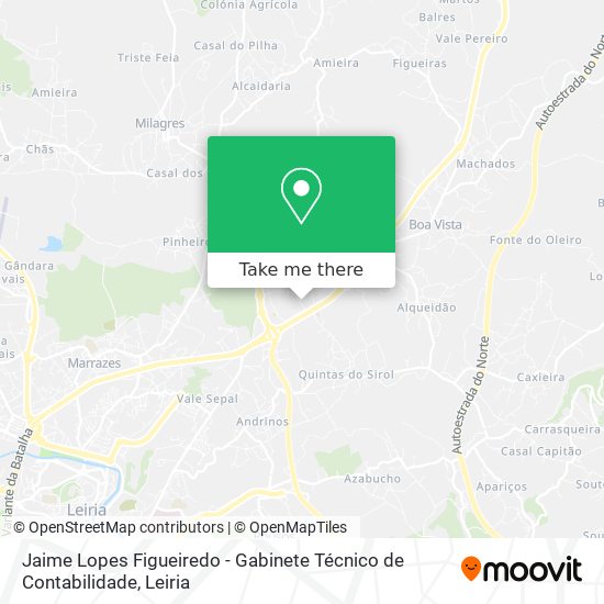 Jaime Lopes Figueiredo - Gabinete Técnico de Contabilidade mapa