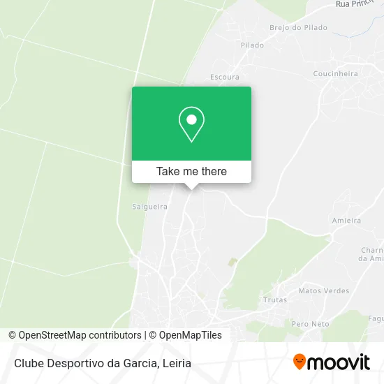 Clube Desportivo da Garcia map
