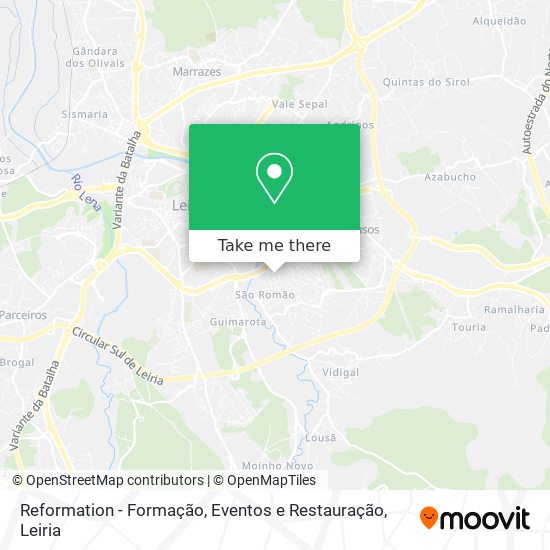 Reformation - Formação, Eventos e Restauração map