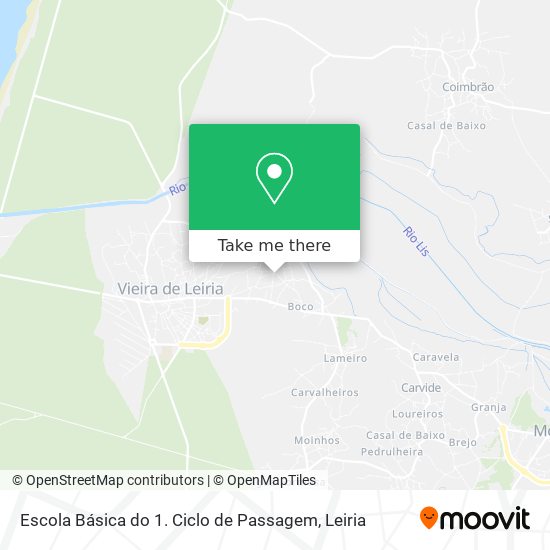 Escola Básica do 1. Ciclo de Passagem map