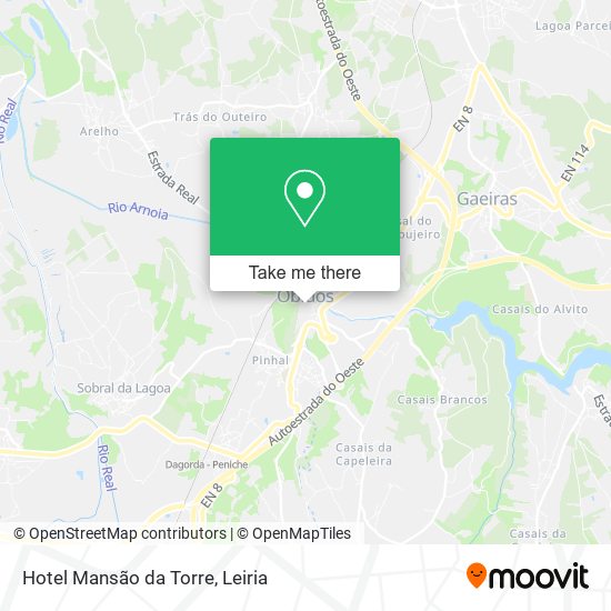 Hotel Mansão da Torre map