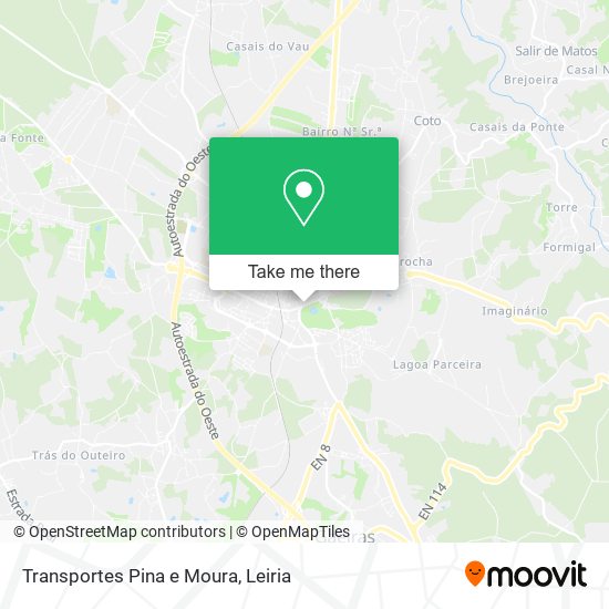 Transportes Pina e Moura map
