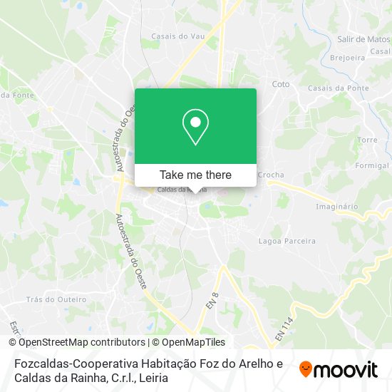 Fozcaldas-Cooperativa Habitação Foz do Arelho e Caldas da Rainha, C.r.l. map