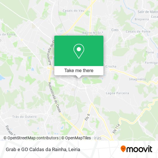 Grab e GO Caldas da Rainha map