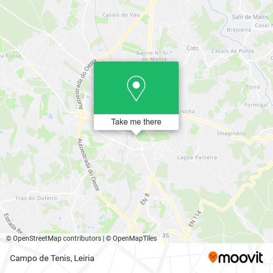 Campo de Tenis map