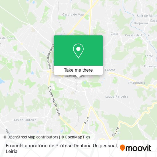 Fixacril-Laboratório de Prótese Dentária Unipessoal mapa