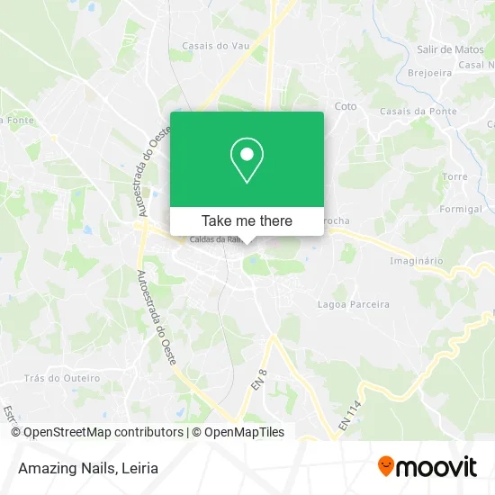 Amazing Nails map