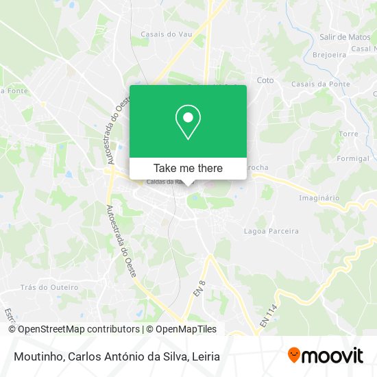 Moutinho, Carlos António da Silva map