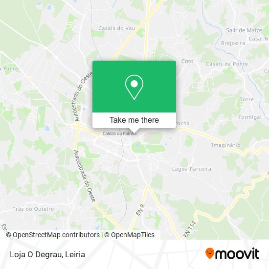 Loja O Degrau mapa