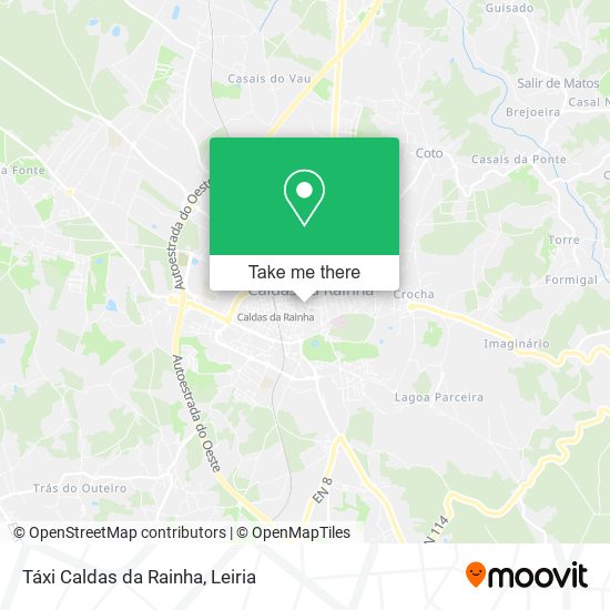 Táxi Caldas da Rainha map
