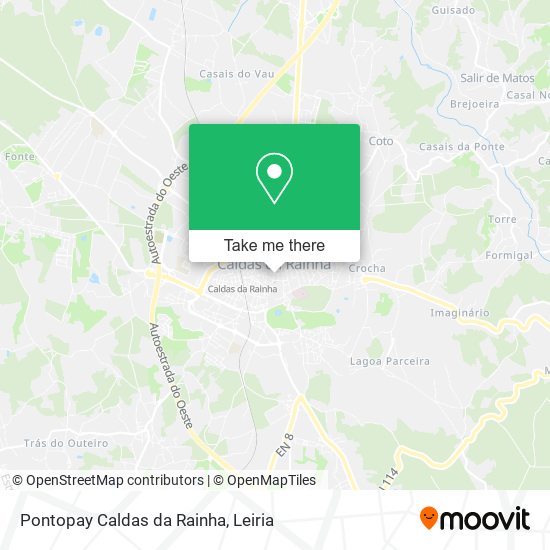 Pontopay Caldas da Rainha map