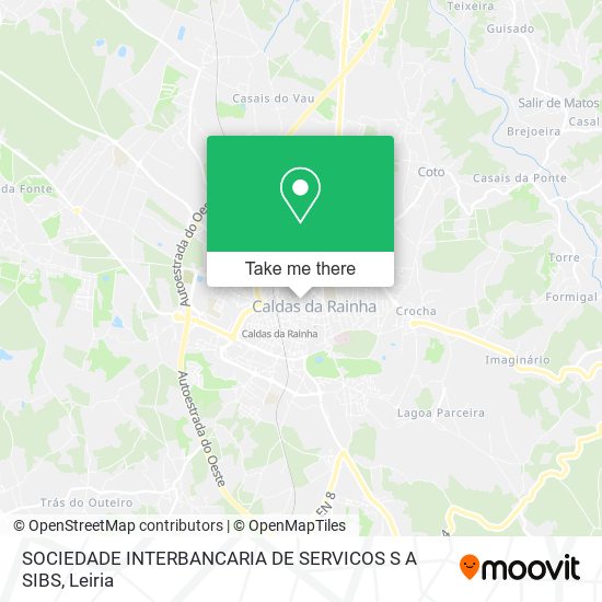 SOCIEDADE INTERBANCARIA DE SERVICOS S A SIBS map