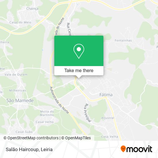 Salão Haircoup mapa