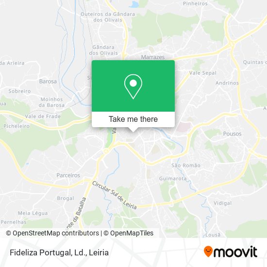Fideliza Portugal, Ld. map