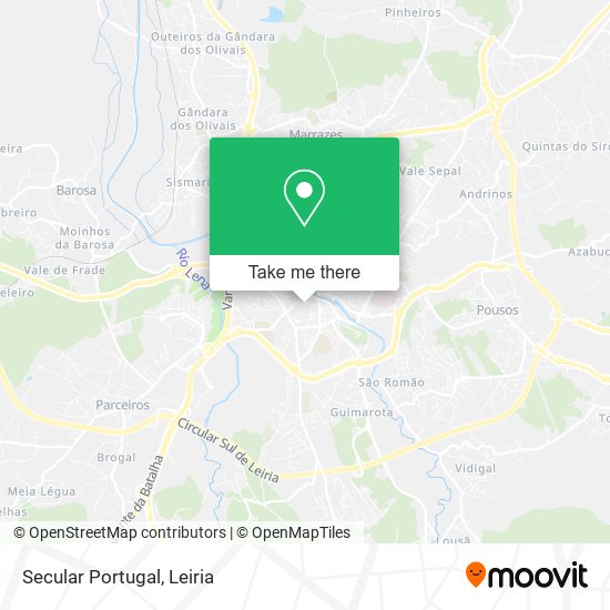 Secular Portugal mapa