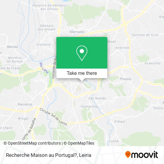 Recherche Maison au Portugal? mapa