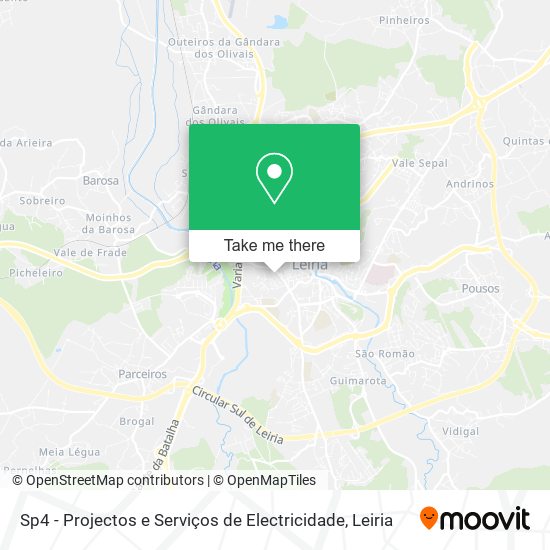 Sp4 - Projectos e Serviços de Electricidade map