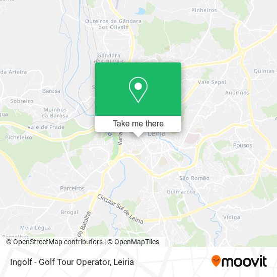 Ingolf - Golf Tour Operator map