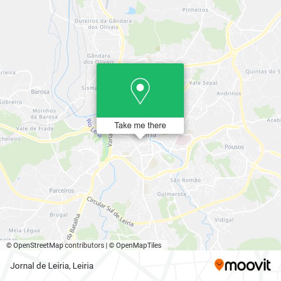 Jornal de Leiria mapa