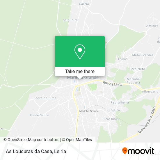 As Loucuras da Casa map