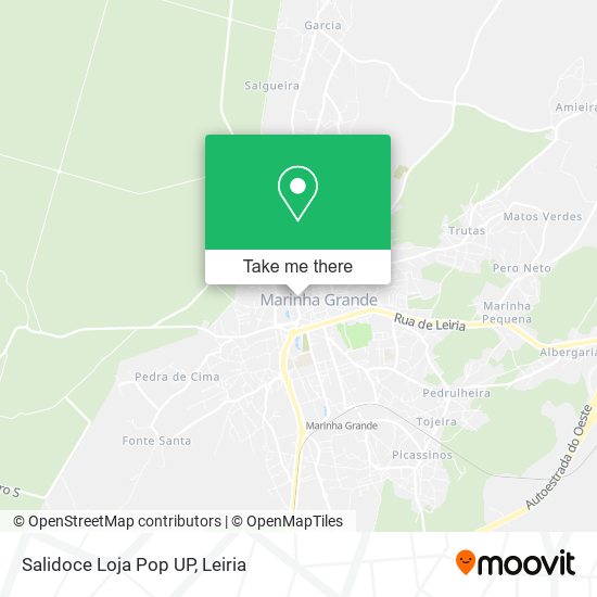 Salidoce Loja Pop UP mapa