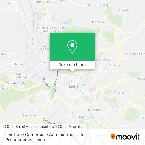 Leirifran - Comércio e Administração de Propriedades map