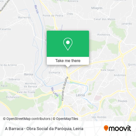 A Barraca - Obra Social da Paróquia map