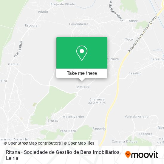 Ritana - Sociedade de Gestão de Bens Imobiliários map