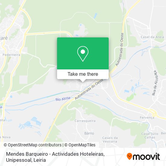 Mendes Barqueiro - Actividades Hoteleiras, Unipessoal mapa