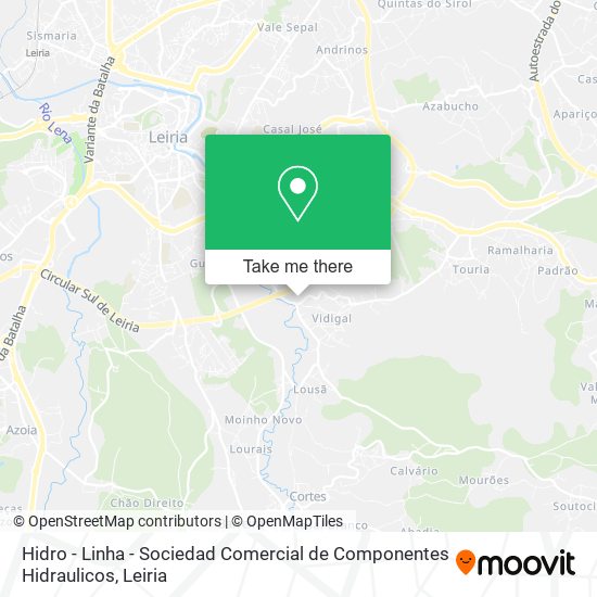 Hidro - Linha - Sociedad Comercial de Componentes Hidraulicos map