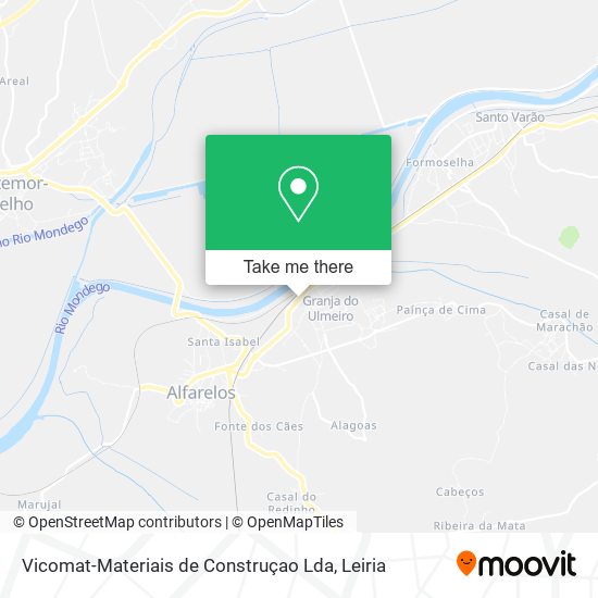 Vicomat-Materiais de Construçao Lda mapa