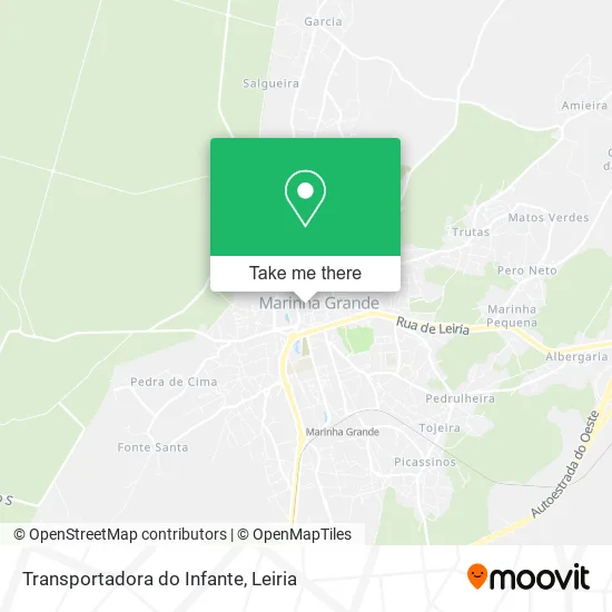Transportadora do Infante map