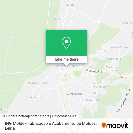 ING Molde - Fabricação e Acabamento de Moldes mapa