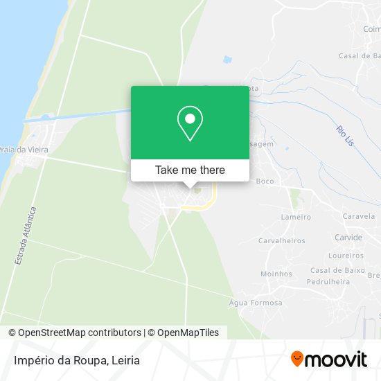 Império da Roupa map