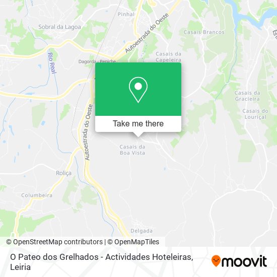 O Pateo dos Grelhados - Actividades Hoteleiras mapa