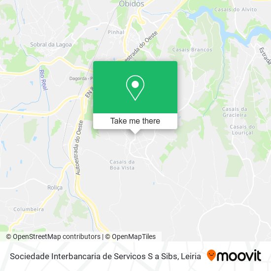 Sociedade Interbancaria de Servicos S a Sibs map