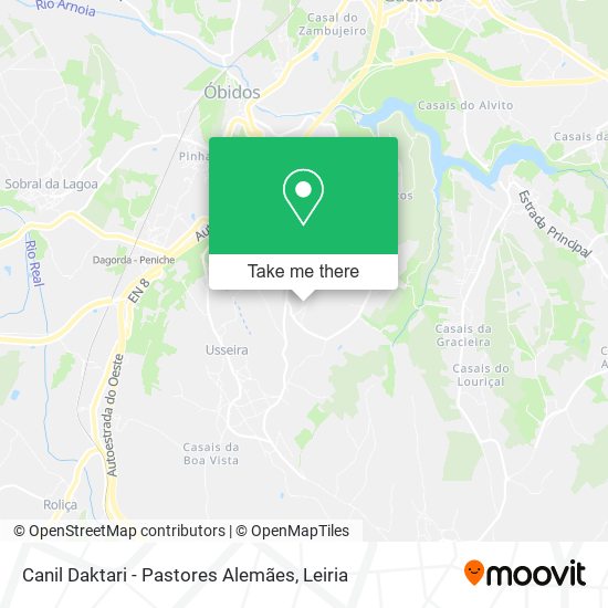 Canil Daktari - Pastores Alemães map