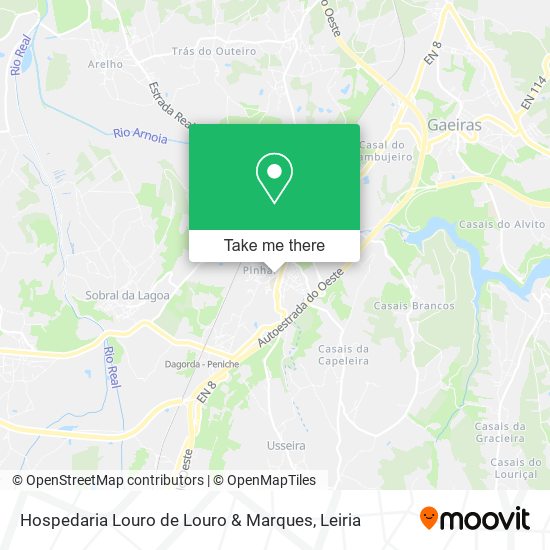 Hospedaria Louro de Louro & Marques map