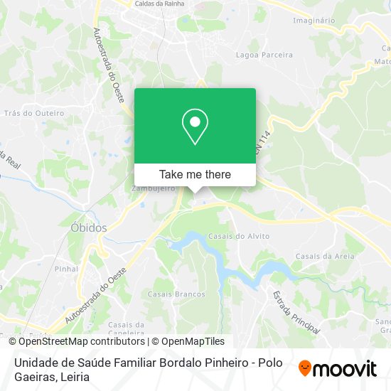 Unidade de Saúde Familiar Bordalo Pinheiro - Polo Gaeiras map
