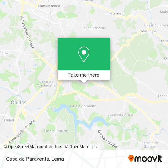 Casa da Paraventa mapa