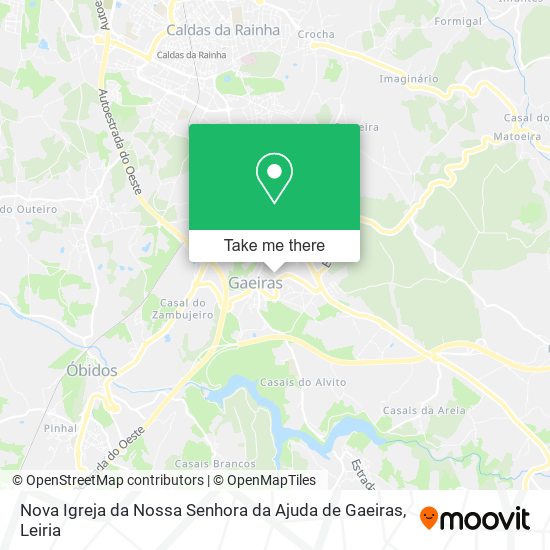 Nova Igreja da Nossa Senhora da Ajuda de Gaeiras map