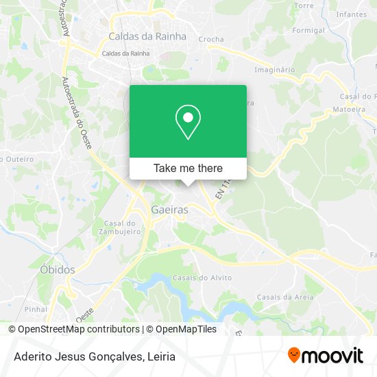 Aderito Jesus Gonçalves mapa