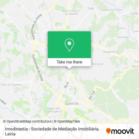 Imodinastia - Sociedade de Mediação Imobiliária map